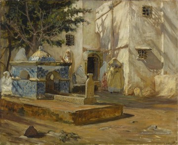 ALGER MAREH Frederick Arthur Bridgman Arabe Peinture à l'huile